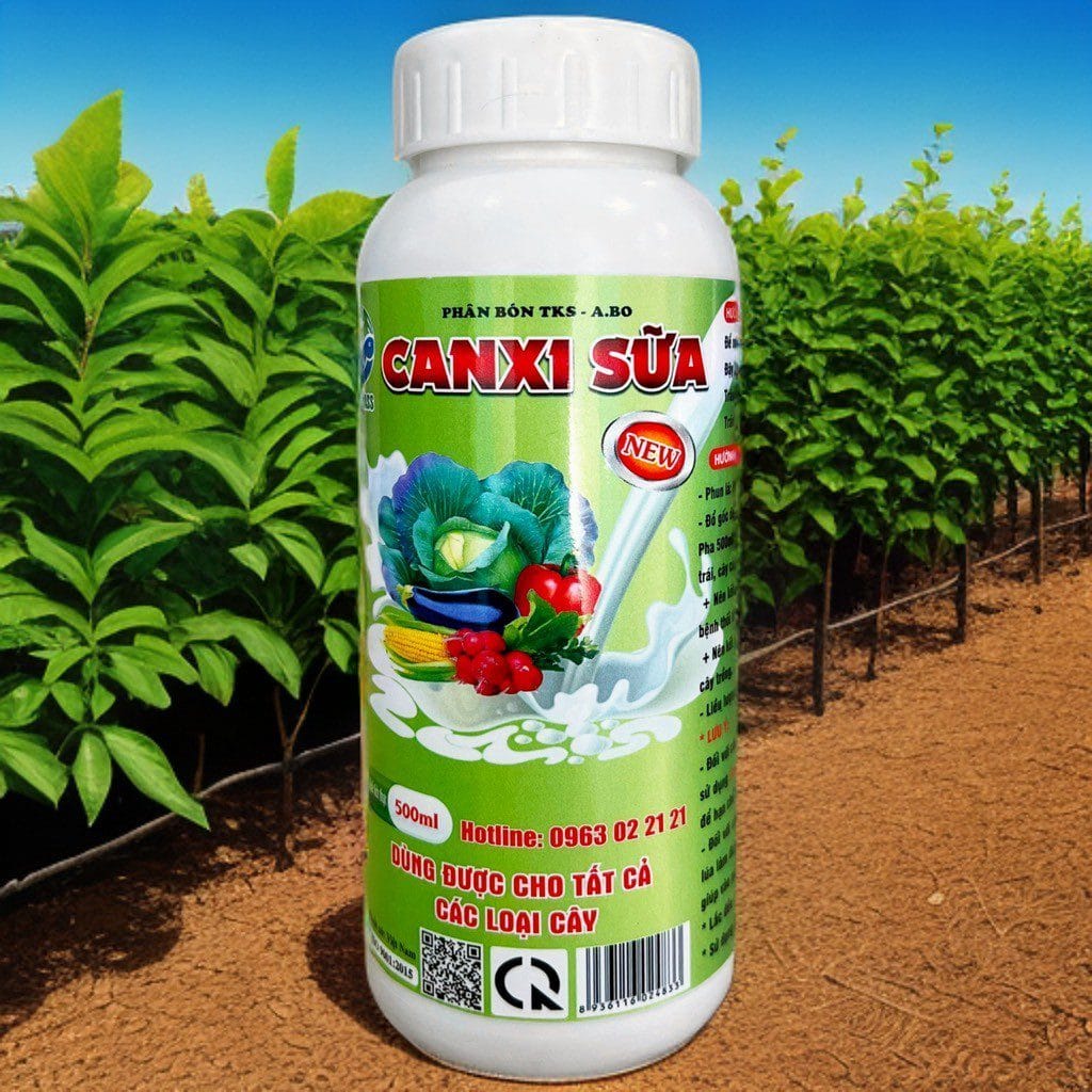 Phân bón ABO CANXI SỮA: Nâng pH đất, Hạ phèn nhanh