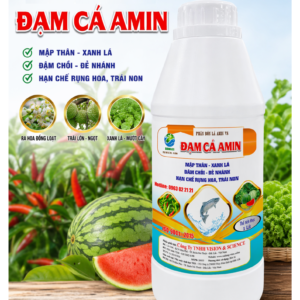 Chế phẩm Đạm cá AMIN CÁ đậm đặc (1 lít): Lớn nhanh, xanh lá