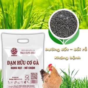 Phân gà nén viên nở hữu cơ vi sinh 1kg
