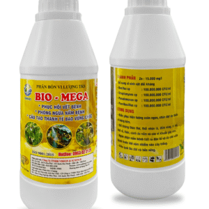 BIO MEGA: Phòng trừ bệnh sương mai, thán thư, thối rễ,...