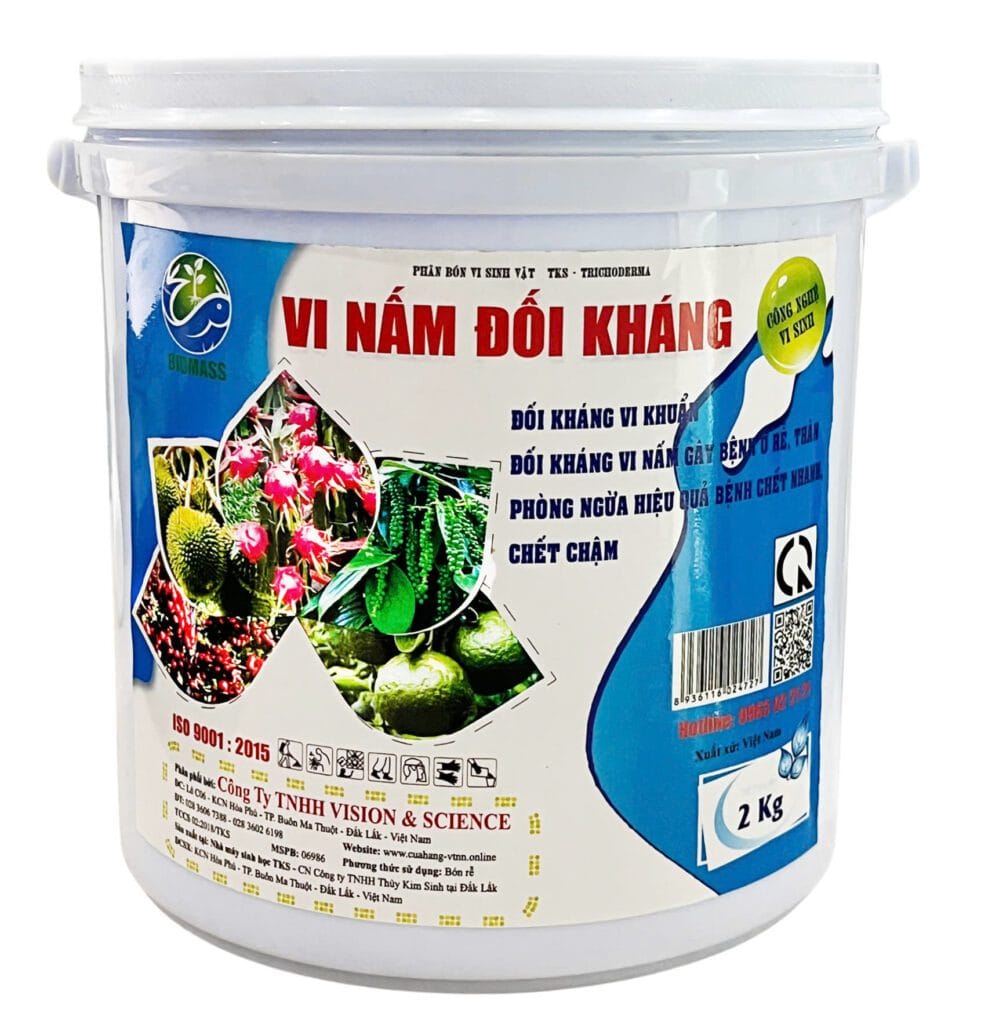Chế phẩm sinh học TRICHODERMA: Nấm đối kháng