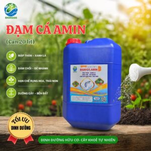 Chế phẩm Đạm cá AMIN CÁ đậm đặc (20 lít): Lớn nhanh, xanh lá