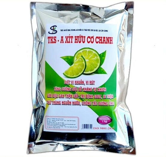 Trị bệnh đầu đen trên gia cầm, gia súc: Axit Hữu Cơ Chanh 1 Trị bệnh đầu đen trên gia cầm, gia súc: Axit Hữu Cơ Chanh