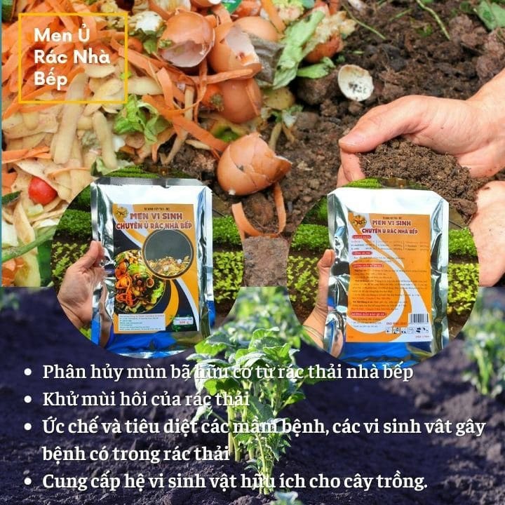 Chế phẩm Men vi sinh ủ rác nhà bếp tốt nhất Chế phẩm Men vi sinh ủ rác nhà bếp tốt nhất