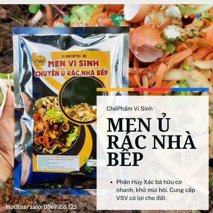 Chế phẩm Men vi sinh ủ rác nhà bếp tốt nhất Chế phẩm Men vi sinh ủ rác nhà bếp tốt nhất