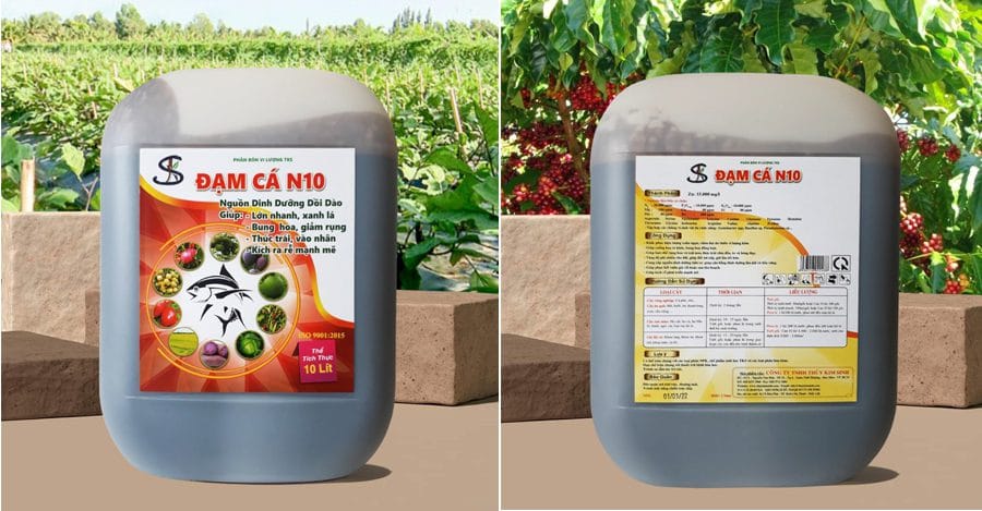 Đạm cá hữu cơ Amino Acid N10: Nguồn dinh dưỡng dồi dào cho cây trồng